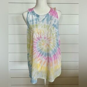 Spiritual Gangster Tie Dye Tank Top